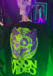 Skull Cat T-Shirt by Travis Knight