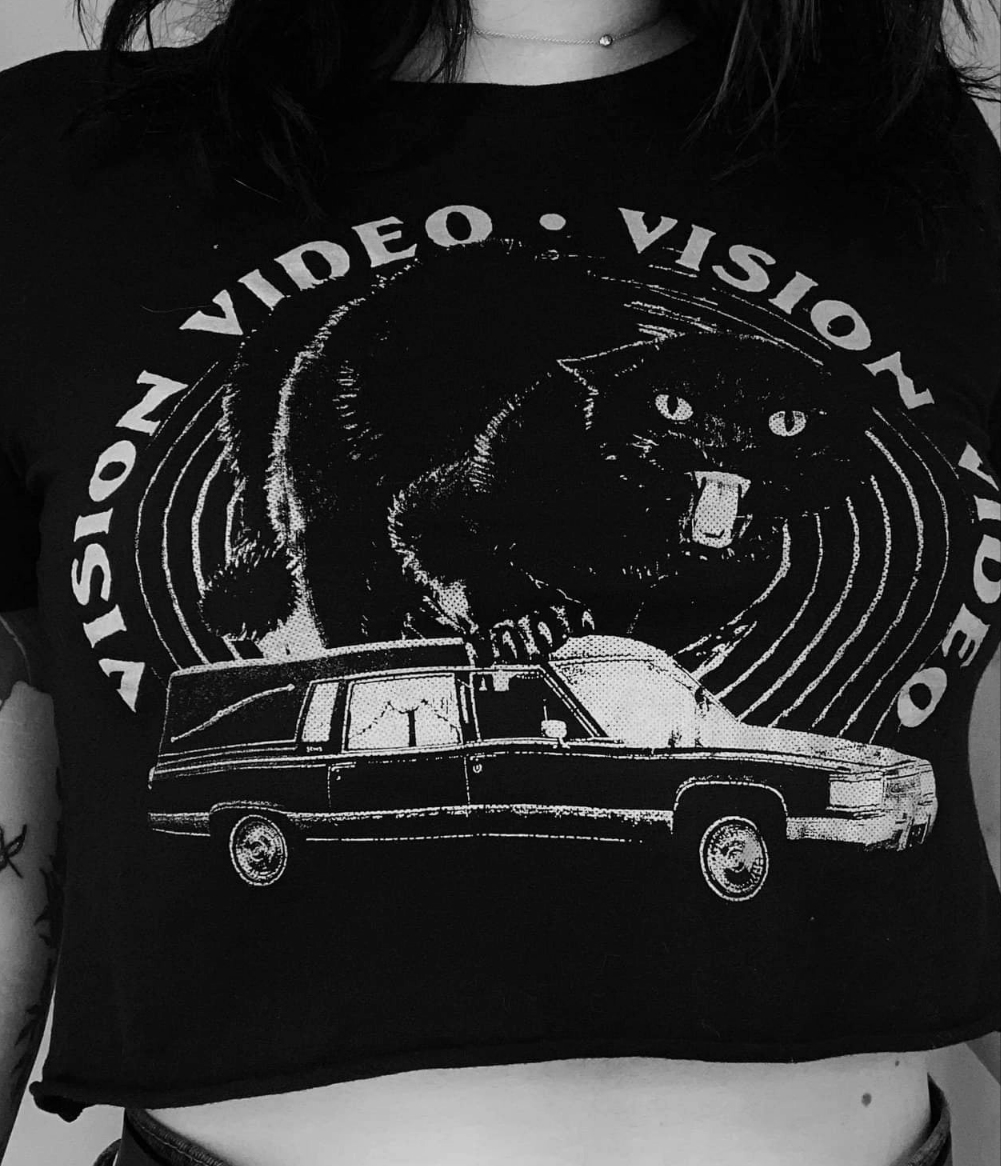 Crop Top Hearse Cat!