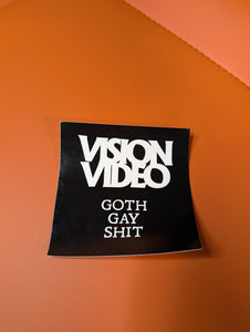 Goth Gay Shit Sticker