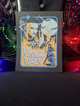 Cargar imagen en el visor de la galería, M. Lineham Vision Video Screenprinted Poster
